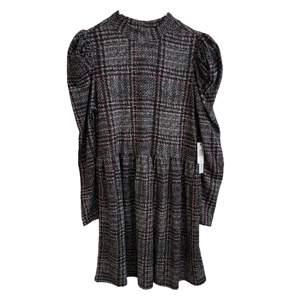 Emma & Michele Houndstooth Plaid Dress (Nwt)